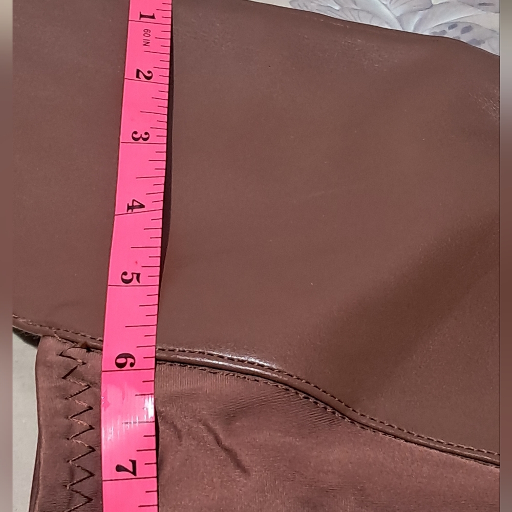 NWOT Anne Klein AKBESSA Brown Over The Knee OTK Riding Boots Size 7.5 iFlex - Picture 3 of 16